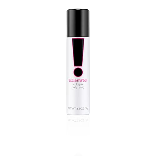 Exclamation Cologne Spray, Vegan Formula, Body Spray, Floral Scent, Spicy Kick, 1.7oz