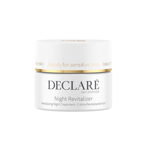 1,89€ Coupon! Declaré Age Control Night Revitalizer - Nachtcreme mit Vitamin E & Pflanzenextrakten - Anti Aging Gesichtscreme stimuliert Zellerneuerung - Anti Falten Feuchtigkeitscreme - Made in Switzerland - 50 ml