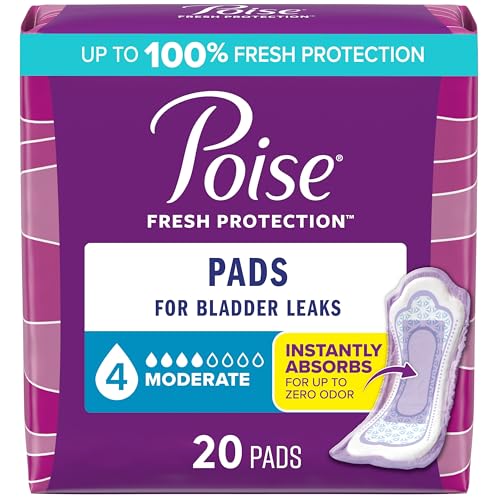 Incontinence And Postpartum Pads For Bladder Leaks 4 Drop Moderate