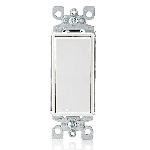 Leviton Decora Rocker Single-Pole Switch A smooth-operating light switch that is easy to find in a