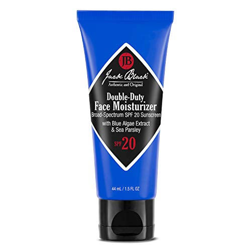 Jack Black Double Duty Mens Face Moisturizer with SPF 20 Sunscreen, 1.5 fl oz - SPF Moisturizer Face, Mens Lotion, Lotion for Men, Skin Care for Men