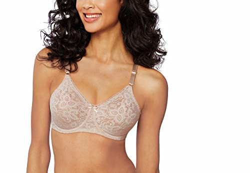 Bali Women's Lace and Smooth Underwire Bra, Rosewood, 36C