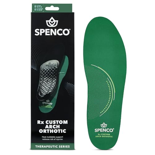 Spenco Rx Orthotic Arch Support Full Length Shoe Insoles, Women's 7-8.5/Men's 6-7.5