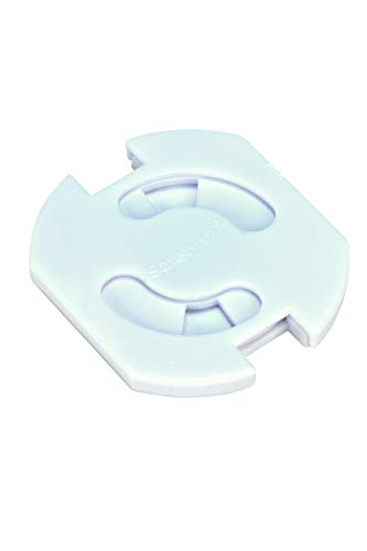 Safety 1st Socket Protection, Child Safety Lock for Babies and Children, EU Socket Protection, Rotating Socket Safety, Pack of 8, White