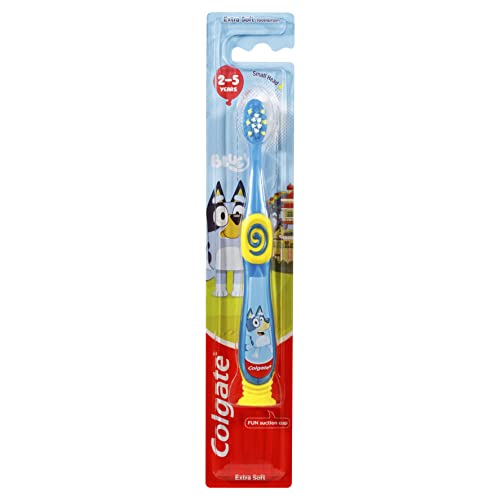 (-26%) Colgate Zahnbürste Smiles für Kinder 2–6 Jahre, extra sanft, 1 Stück – manuelle Zahnbürste mit Saugnapf, Design ist nicht frei wählbar