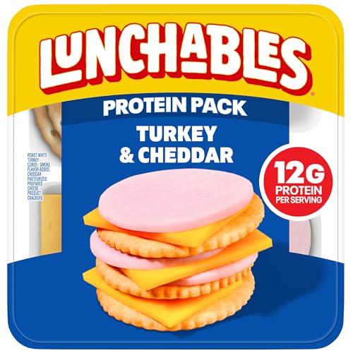 Lunchables Turkey & Cheddar Protein Pack, 3.2 oz Pack