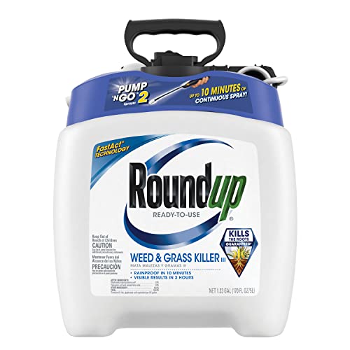 Roundup Ready-to-Use Weed and Grass Killer III with Pump N Go Sprayer 1.33 gal