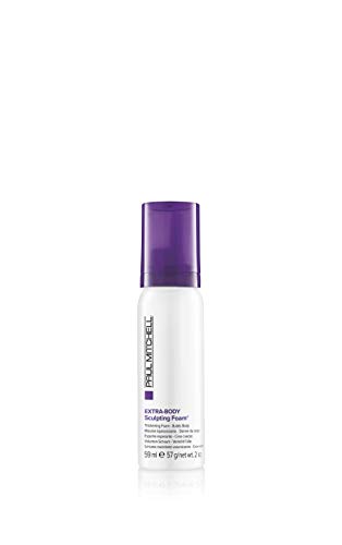 Paul Mitchell Extra-Body Sculpting Foam, Adds Fullness, Touchable Finish, For Fine Hair, 2 oz