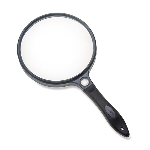 Carson SureGrip 2x Acrylic Soft Grip Magnifier with 11.5x Spot Lens (SG-14)