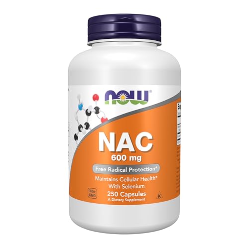 Now Supplements Nac N Acetyl Cysteine 600 Mg With Selenium 250 Veg