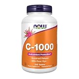 NOW Foods Вітамін C-1000 з шипшиною, пролонгована дія, 250 таблеток