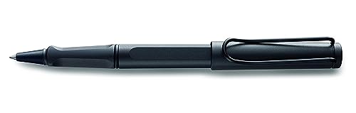 LAMY safari umbra - Rollerball Pen with ergonomic grip & line width M - for pleasant long writing - made of robust ASA plastic - including rollerball refill LAMY M 63 in black