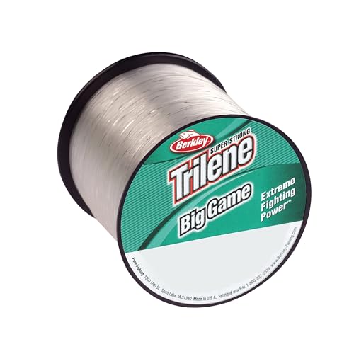 Berkley Trilene® Big Game™, Clear, 15lb | 6.8kg, 900yd | 822m Monofilament Fishing Line, Suitable for Saltwater and Freshwater Environments Coastal Brown