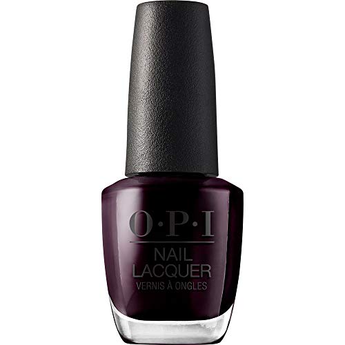 OPI Nail Lacquer Black Cherry Chutney | Opaque Dark Red Pearl Chip Resistant Nail Polish | Fast Drying, Streak Free