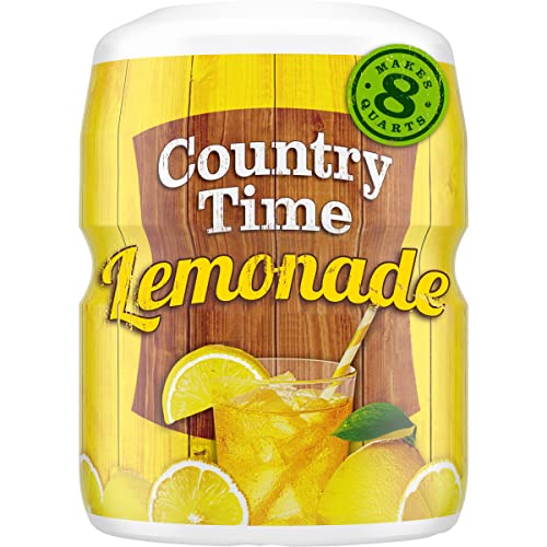 Country Time Lemonade Powdered Drink Mix 1 Canister For Flavorful