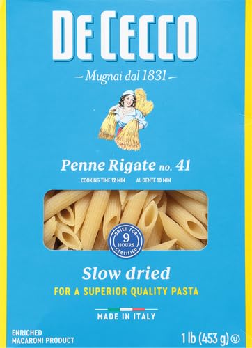 De Cecco Semolina Pasta, Penne Rigate No.41, 1 Pound