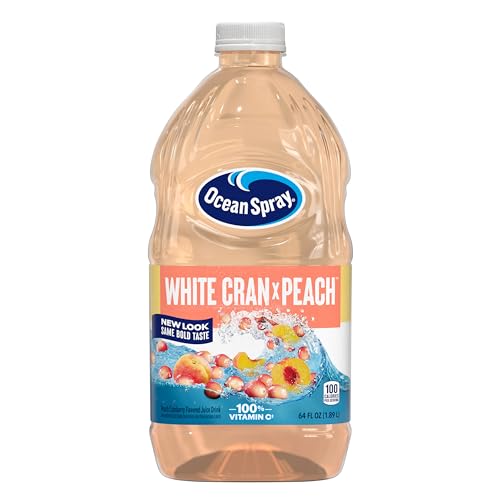 Ocean Spray® White Cran-Peach Juice Drink, 64 Fl Oz Bottle (Pack of 1)