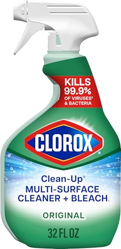 Clorox Clean-Up Multi-Surface Cleaner with Bleach, Original, Spray Bottle, 32 Fl Oz. (Pack May Vary)