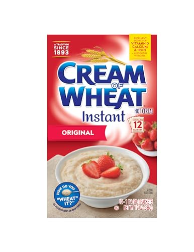 Cream of Wheat Instant Hot Cereal, Original, 1 Ounce, 12 Packets