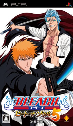 PSPのアクション・ゲーム人気投票 ~ プレイステーション・ポータブルACTランキング　96位　BLEACH 〜ヒート・ザ・ソウル5〜の画像