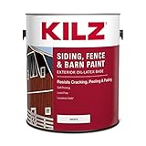 KILZ Siding, Fence and Barn Paint Exterior White 1 Gallon — product image