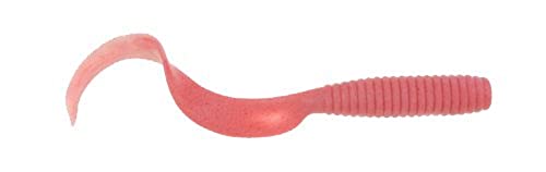Berkley Gulp! Grub Saltwater Fishing Soft Bait, Pink Shine, 6in