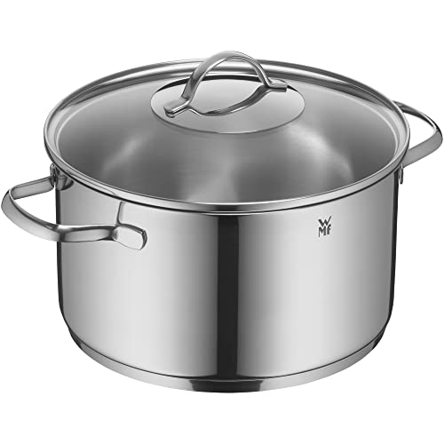 (-52%) WMF Provence Plus Kochtopf groß 24cm, Glasdeckel, Fleischtopf Induktion 5,7l, Cromargan Edelstahl poliert, unbeschichtet, backofengeeignet