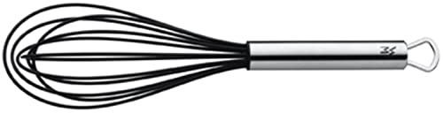 (-43%) WMF Profi Plus Schneebesen mit Silikondrähte 25 cm, Cromargan Edelstahl mattiert, Silikon, Rührbesen, Quirl, spülmaschinengeeignet, hitzebeständig bis 200°C