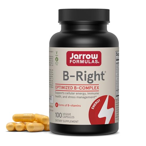 Jarrow Formulas B-Right Optimized B-Complex 100 Veggie Caps
