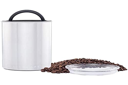 Planetary Design Airscape Stainless Steel Coffee Canister, Medium, Brushed Steel