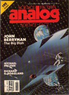 Analog Science Fiction Science Fact, November 1986 cover