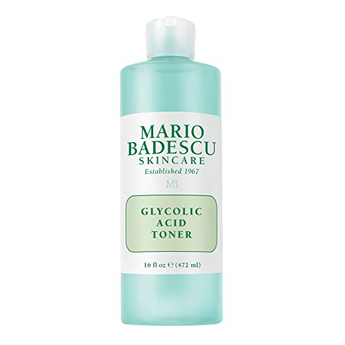 Mario Badescu Glycolic Acid Toner for Dry and Combination Skin, Alcohol-Free Facial Toner for Aging Skin, Formulated with Exfoliating Glycolic Acid & Antioxidant Grapefruit Extract, 16 Fl Oz