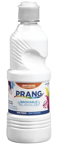 Prang Washable Tempera Paint, White, 16 Oz., 1 Count