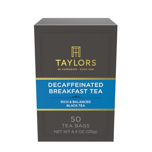 Taylors of Harrogate Decaffeinated Breakfast, 50 Teabags