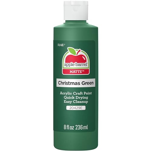Apple Barrel Acrylic Paint in Assorted Colors (8 oz), 20429 Christmas Green- (Pack of 1)