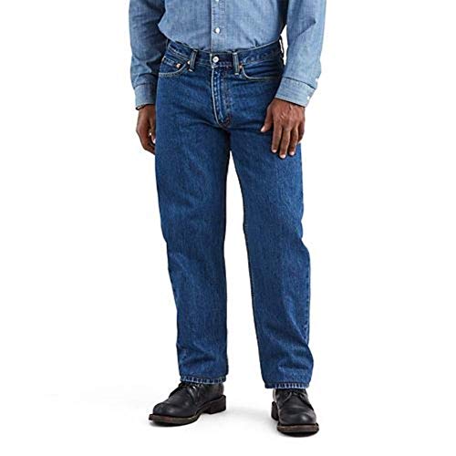 Levi's Men's 550 Relaxed Fit Jeans (Also Available in Big & Tall), Dark Stonewash, 38W x 30L