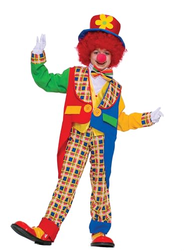 Rubies Clown On The Town Costume for Kids, Unisex Small