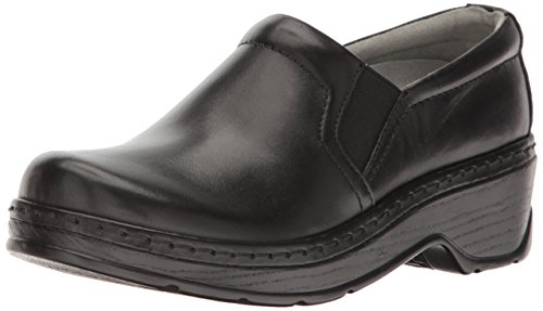 Klogs Footwear Naples Women's Shoes - Premium Nursing Shoes for Superior Comfort & Stability - Slip-Resistant Outsoles, Supportive Insoles, Lightweight Design Black Full Grain Size 8.5 Medium Us
