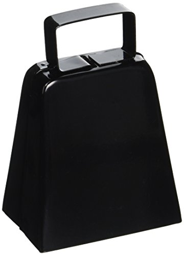 Beistle 034689128359 black Cowbell Noisemaker, One Size, Assorted