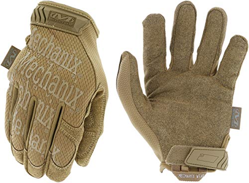 Mechanix Wear Original Tactical Glove - High Performance Anti-Slip Grip Safety Gloves - Impact Resistant & Touchscreen Capable - Medium - Coyote Brown