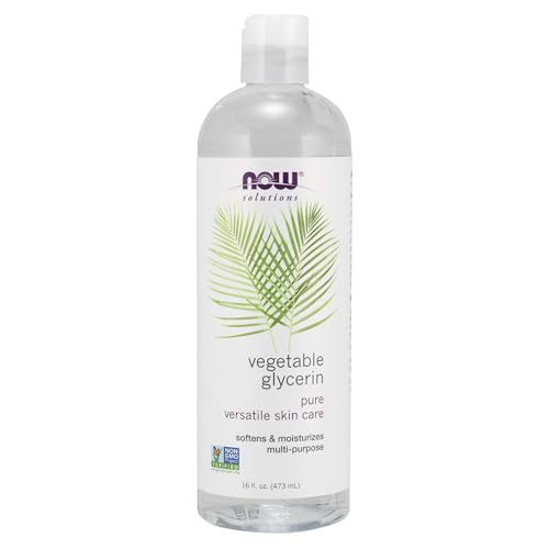 NOW Foods Solutions, Vegetable Glycerin, 100% Pure, Versatile Skin Care, Softening and Moisturizing, 16-Ounce
