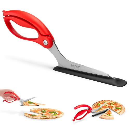 Dreamfarm Non-Stick Pizza Scissors with Protective Server