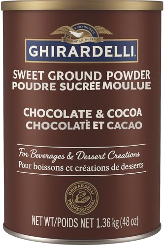 Ghirardelli Sweet Ground Chocolate and Cocoa | 3 lb. | Baking & Desserts