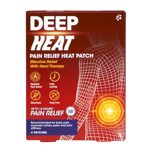 Deep Heat Pain Relief Heat Patch (Pack of 4 Patches)