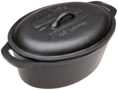 Old Mountain 4-Qt.Pre-Seasoned Casserole with Dome Lid