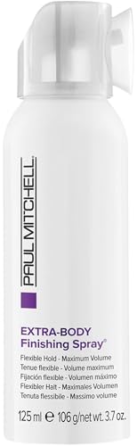 Paul Mitchell Extra-Body Finishing Spray, Flexible Hold, Maximum Volume, For Fine Hair, 3.7 Fl Oz