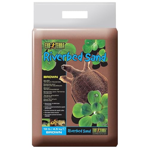 Exo Terra Brown Riverbed Sand Fine Natural Sand An incredibly versatile, soft, and all-natural sand