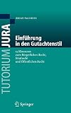 Einfhrung In Den Gutachtenstil 15 Klausuren Zum Brgerlichen Recht Strafrecht Und Ffentlichen Recht Tutorium Jura German Edition