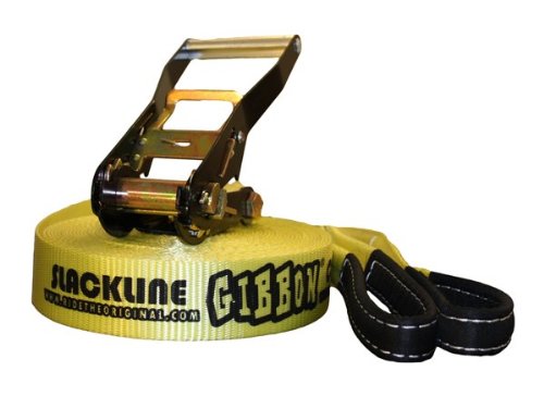 Gibbon Slacklines Classic Slackline Yellow 15 Meters