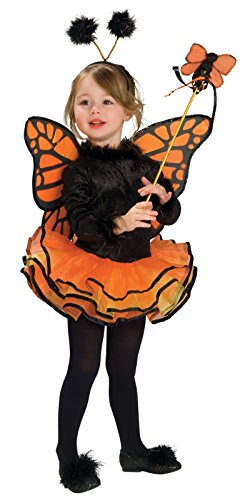 Rubies Orange Butterfly Costume for Toddlers, Girl's Toddler